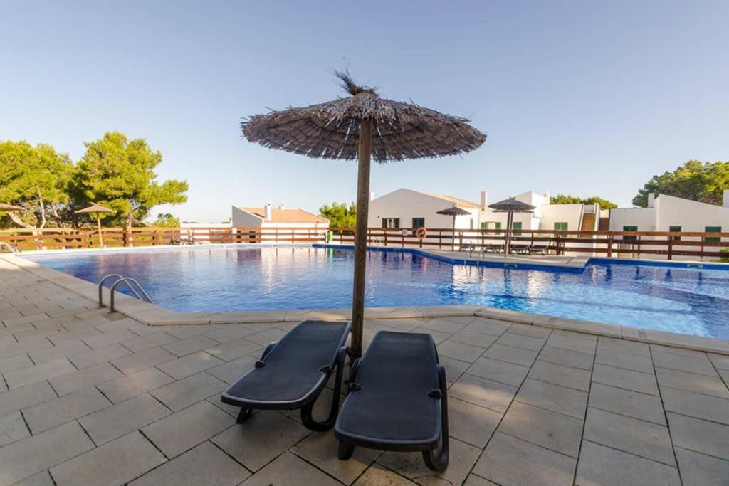 Happy Menorca Apartamento Duplex ,Piscina,Aire Acondicionado,Wiffi Port d'Addaia Dış mekan fotoğraf